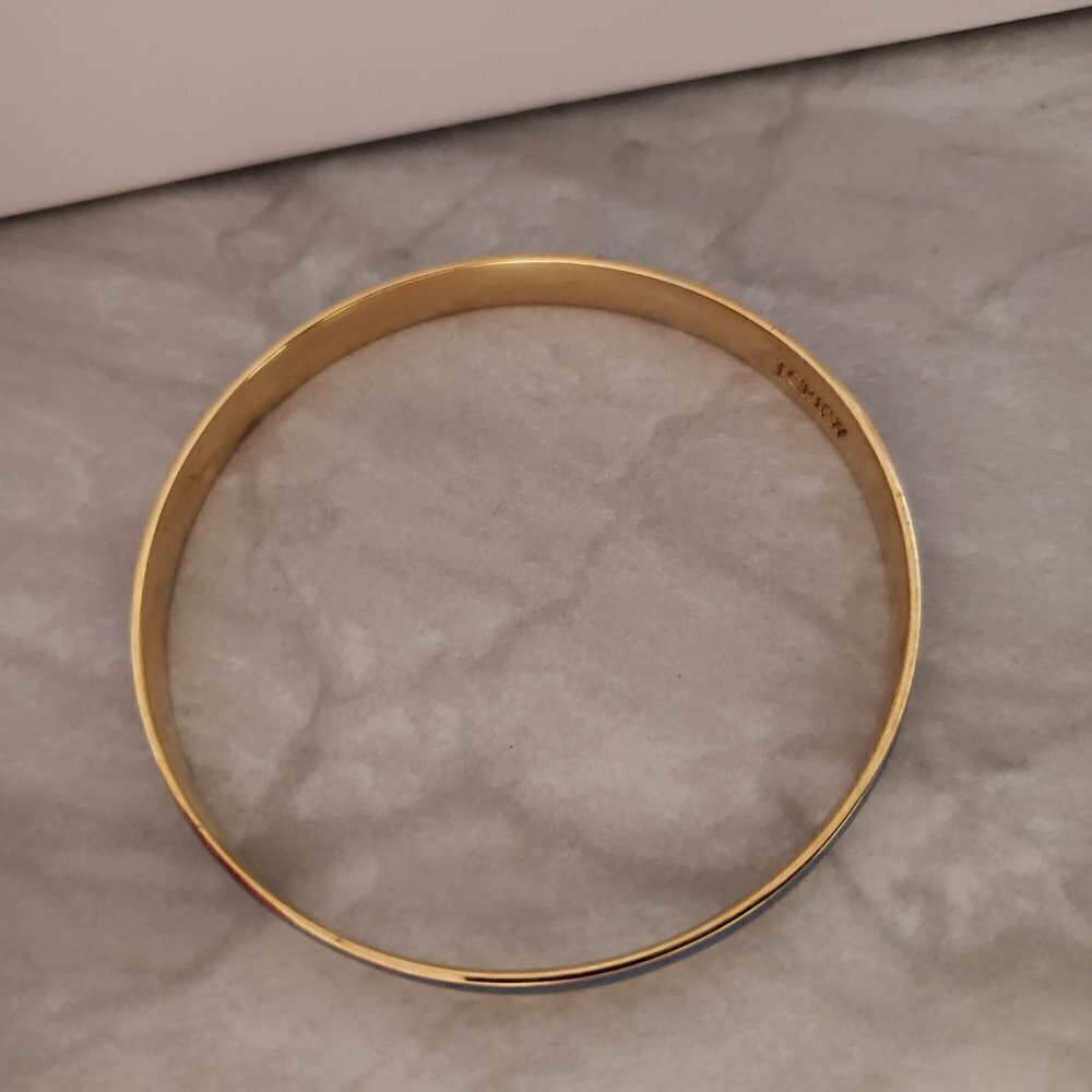 💙 Vintage Y2k 00s 2000's J. Crew Blue Bangle 💙 - Picture 13 of 15